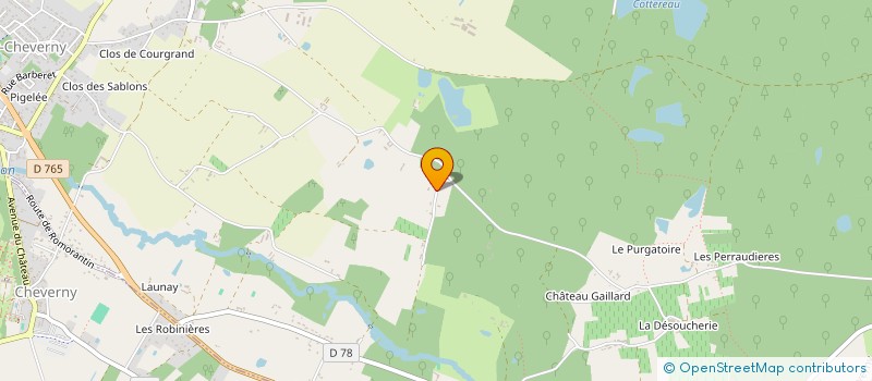 localisation de l'entreprise DXA  COUR-CHEVERNY