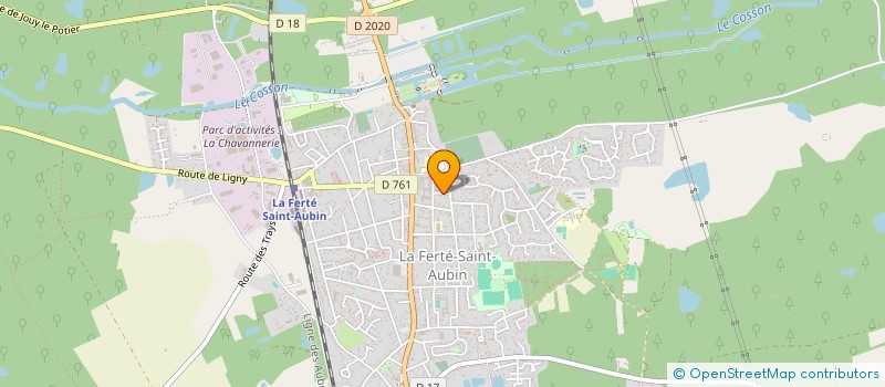 localisation de l'entreprise DXB  LA FERTE-SAINT-AUBIN