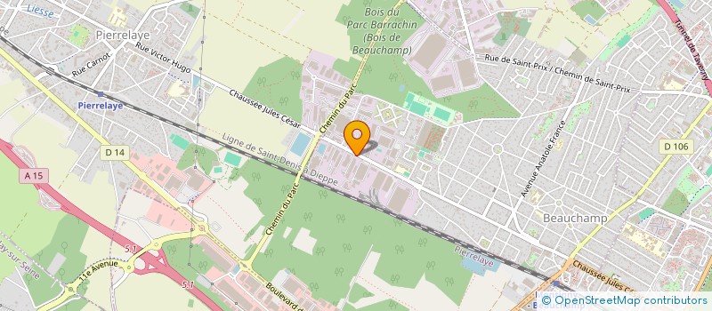 localisation de l'entreprise DXGO  BEAUCHAMP