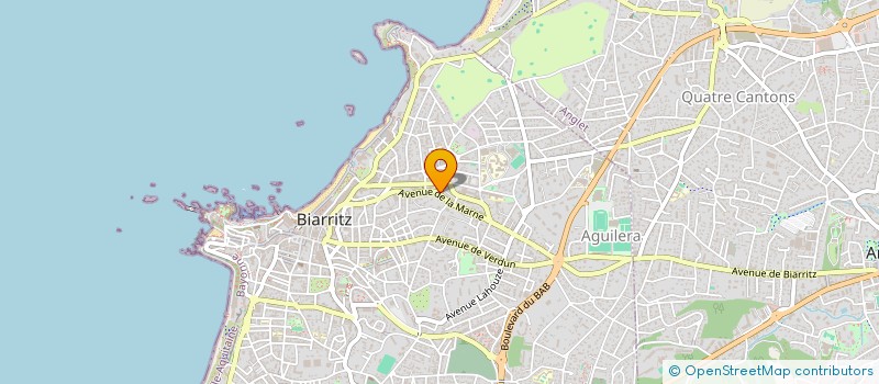 localisation de l'entreprise DXM  BIARRITZ