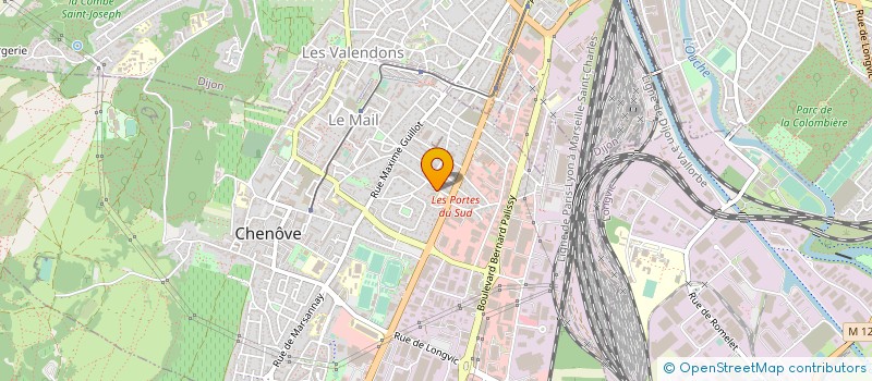 localisation de l'entreprise DY à CHENOVE