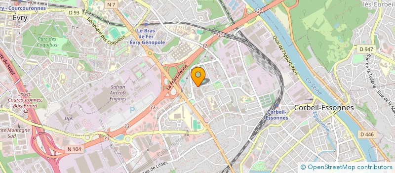 localisation de l'entreprise DY BATIMENT à CORBEIL-ESSONNES