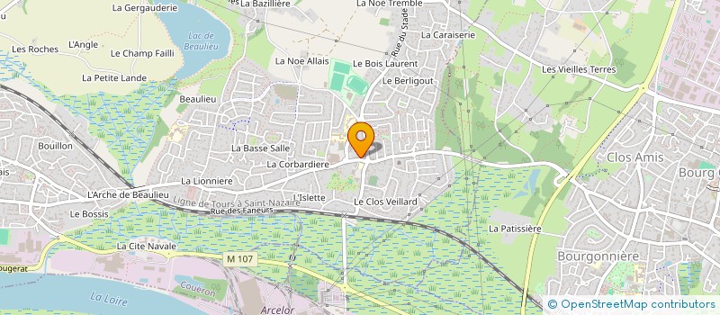 localisation de l'entreprise DY BURGER à COUERON