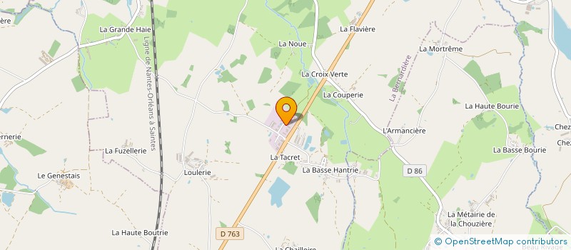localisation de l'entreprise DY' FUSION à LA BERNARDIERE