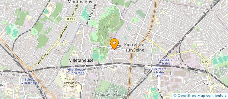 localisation de l'entreprise DY INVEST à PIERREFITTE-SUR-SEINE
