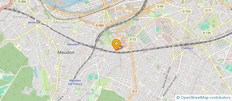 localisation de l'entreprise DY-MUSICSON  MEUDON