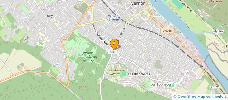 localisation de l'entreprise DY-NAMIK à VERNON