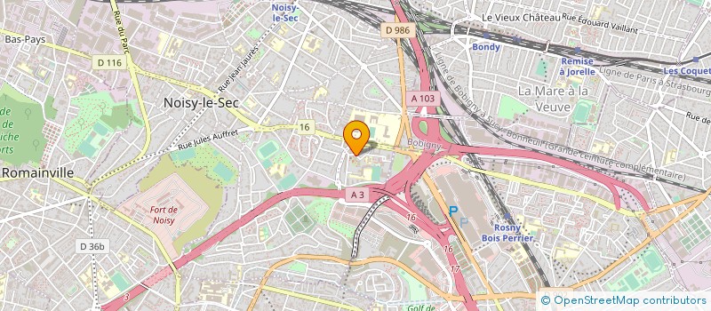 localisation de l'entreprise DY TRANSPORT CARS  NOISY-LE-SEC