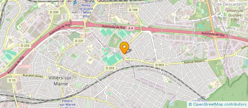 localisation de l'entreprise DY VTC  NOISY LE GRAND