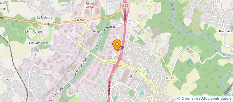 localisation de l'entreprise DY3A  LIMOGES