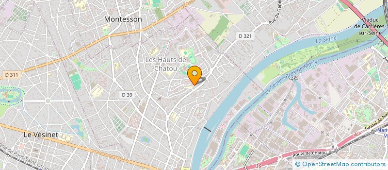 localisation de l'entreprise DY3I CONNECT  CHATOU