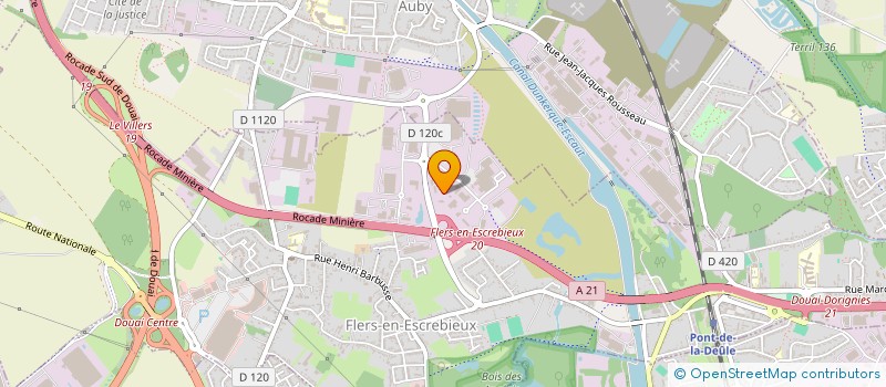 localisation de l'entreprise DYAD SOLUTIONS à FLERS EN ESCREBIEUX