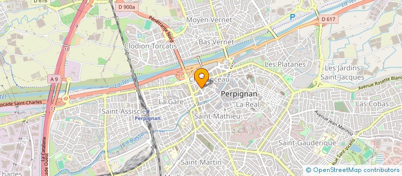 localisation de l'entreprise DYAM à PERPIGNAN