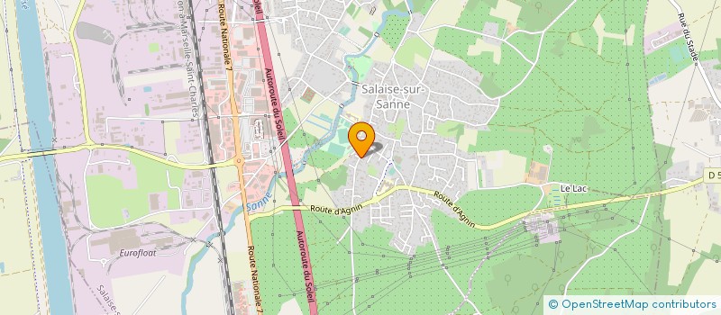 localisation de l'entreprise DYAMAN  SALAISE-SUR-SANNE