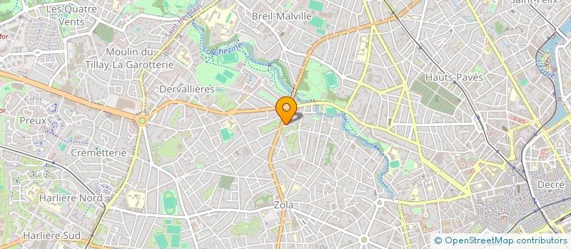 localisation de l'entreprise DYANIC ET JANA à NANTES
