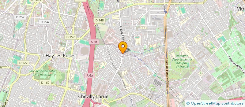 localisation de l'entreprise DYAS à VILLEJUIF