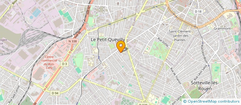 localisation de l'entreprise DYAS INVEST  LE PETIT-QUEVILLY