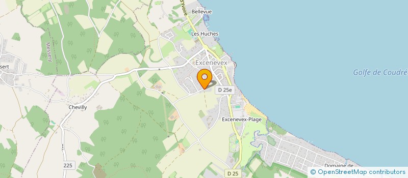 localisation de l'entreprise DYB  EXCENEVEX