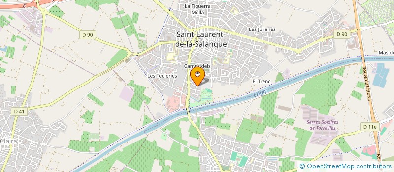 localisation de l'entreprise DYC  SAINT-LAURENT-DE-LA-SALANQUE