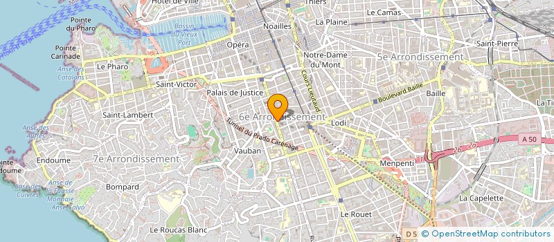 localisation de l'entreprise DYC RAG à MARSEILLE