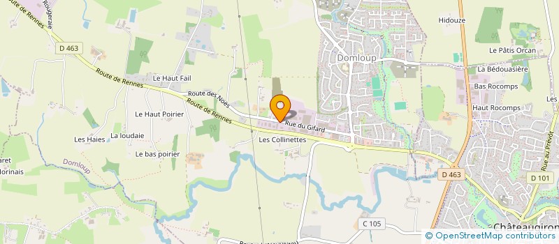 localisation de l'entreprise DYCHOZABY  DOMLOUP