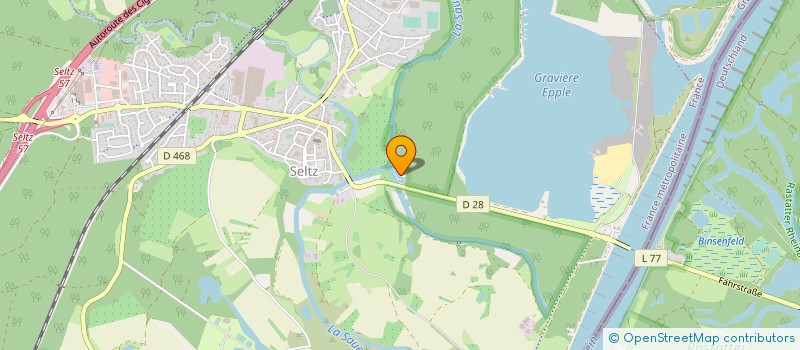 localisation de l'entreprise DYCKERHOFF GRAVIERES ET SABLIERES SELTZ à SELTZ