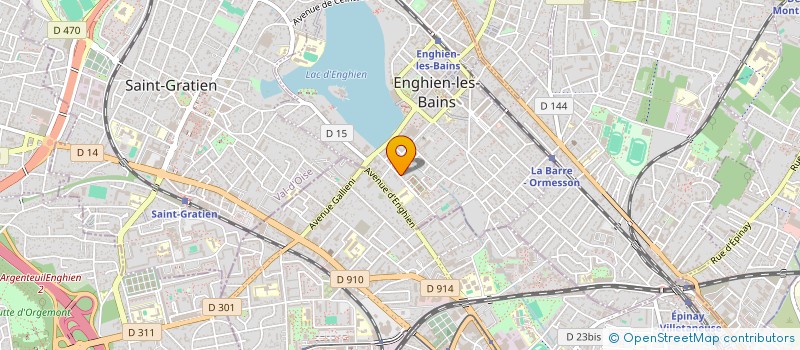localisation de l'entreprise DYDAM  ENGHIEN-LES-BAINS