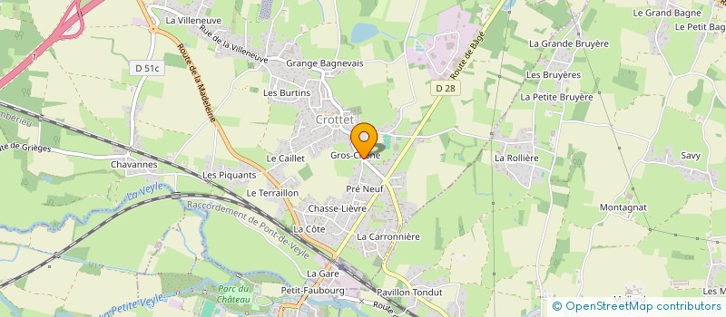localisation de l'entreprise DYDY TEAM à CROTTET