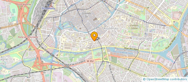 localisation de l'entreprise DYELINE JOAILLERIE BIJOUTERIE à STRASBOURG