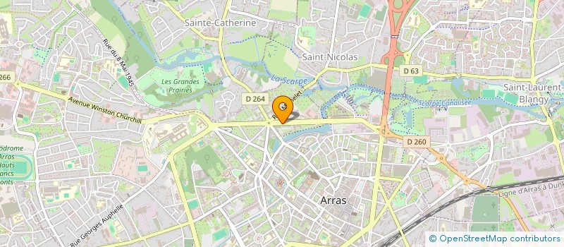 localisation de l'entreprise DYESSILOG SOLUTIONS à ARRAS