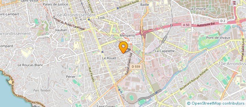 localisation de l'entreprise DYF à MARSEILLE