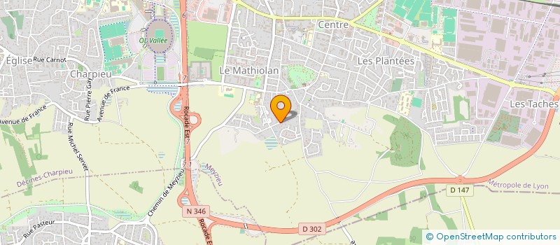 localisation de l'entreprise DYFAS  MEYZIEU