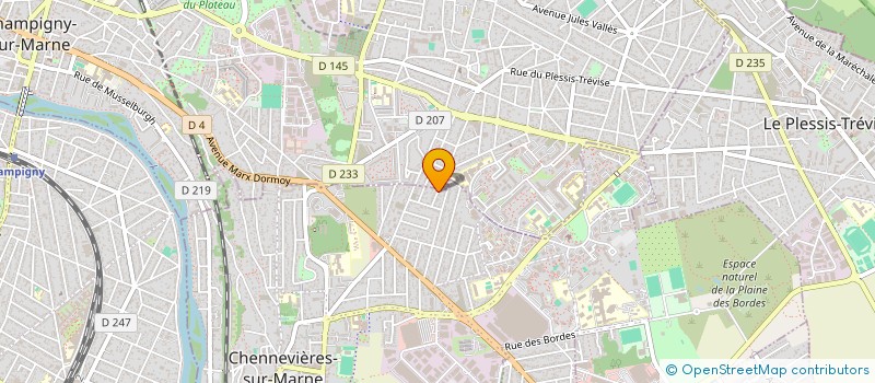 localisation de l'entreprise DYGIMA à CHENNEVIERES-SUR-MARNE