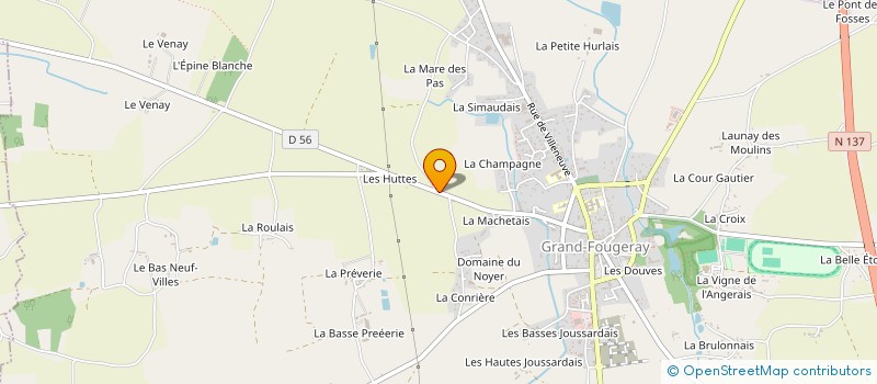 localisation de l'entreprise DYGLES  GRAND-FOUGERAY