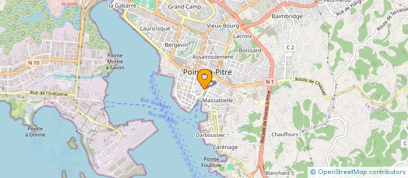 localisation de l'entreprise DYGSROC à POINTE-A-PITRE