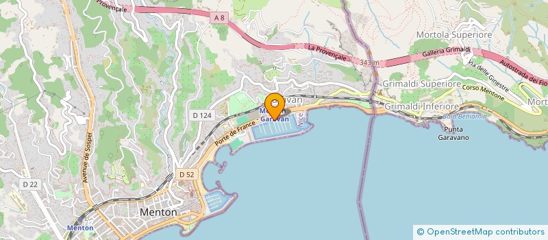 localisation de l'entreprise DYJAVA à MENTON