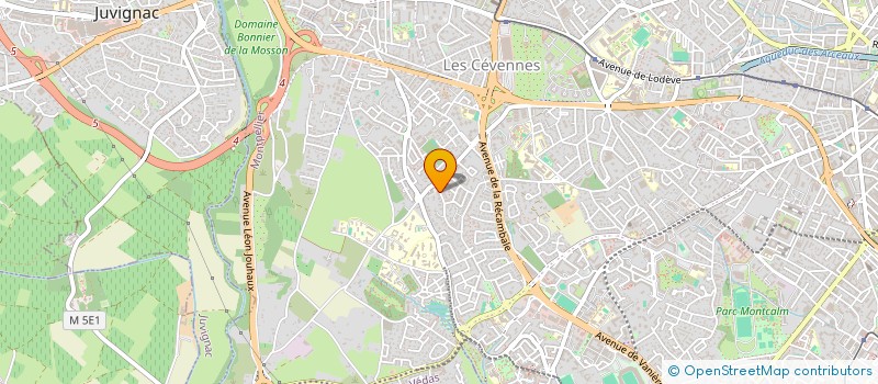 localisation de l'entreprise DYJE à MONTPELLIER