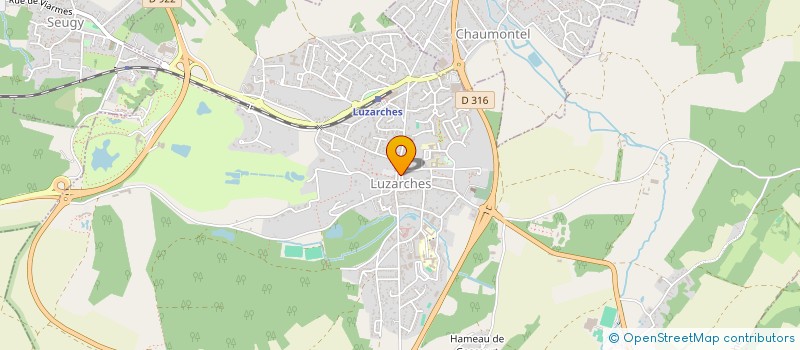 localisation de l'entreprise DYL  LUZARCHES