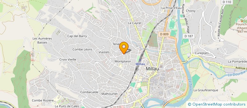 localisation de l'entreprise DYL AGENCY  MILLAU