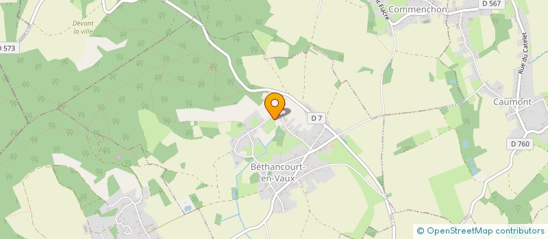 localisation de l'entreprise DYL BTP à AUDIGNICOURT