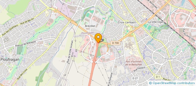 localisation de l'entreprise DYLAN  TREGUEUX