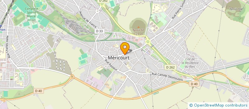 localisation de l'entreprise DYLAN à MERICOURT