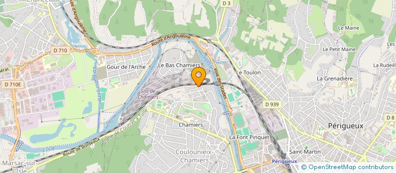 localisation de l'entreprise DYLAN  COULOUNIEIX CHAMIERS