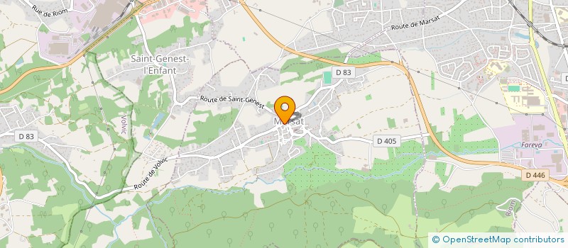 localisation de l'entreprise DYLAN COIFFEUR  MARSAT