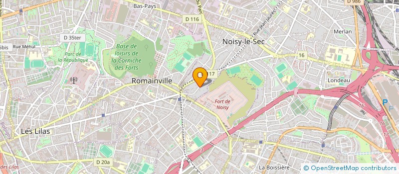 localisation de l'entreprise DYLANIMATION à NOISY-LE-SEC