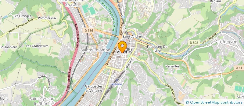 localisation de l'entreprise DYLEMM à VIENNE