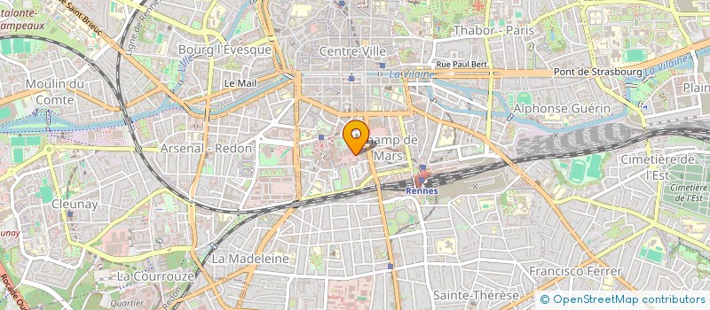 localisation de l'entreprise DYLENA à RENNES
