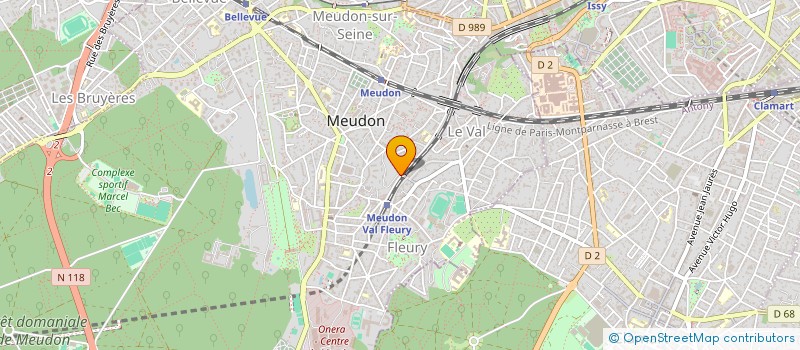 localisation de l'entreprise DYLIT à MEUDON