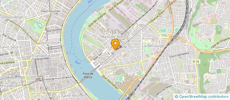 localisation de l'entreprise DYLM à BORDEAUX