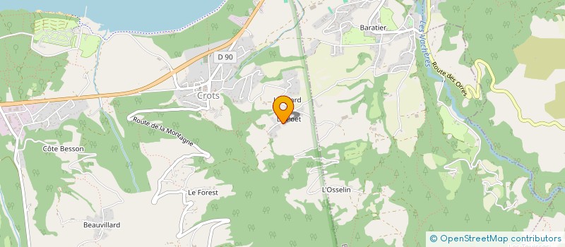 localisation de l'entreprise DYLMICK  CROTS